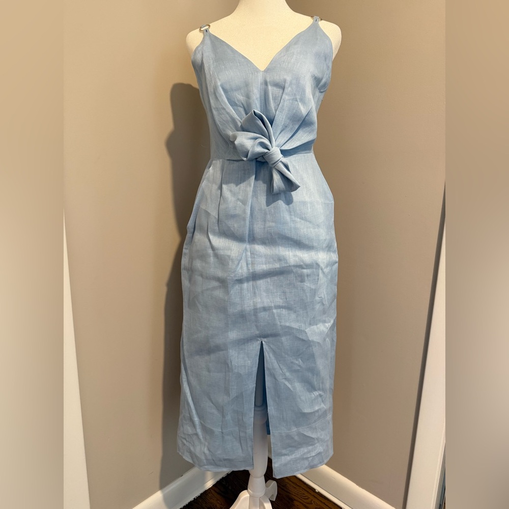 Reiss stunning ocean blue dress size 4 Never worn